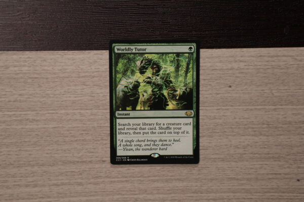 Worldly Tutor Commander Collection: Green (CC1) hologram