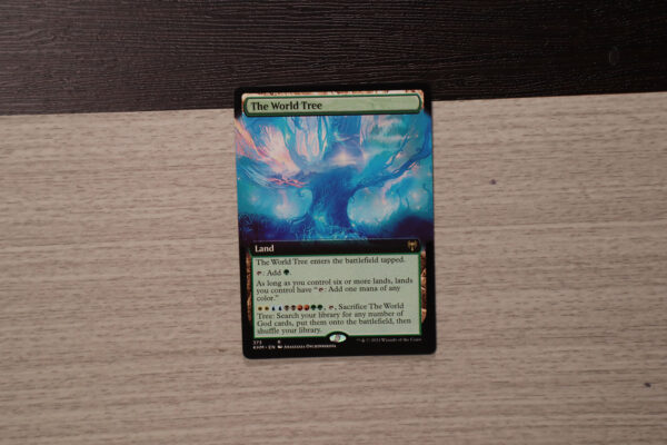 The World Tree extended art Kaldheim (KHM) hologram