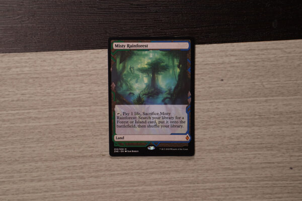 Misty Rainforest ZNE Zendikar Expedition hologram