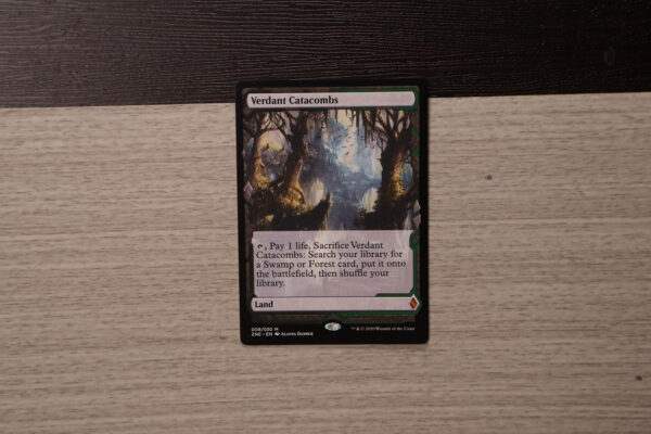 Verdant Catacombs ZNE Zendikar Expedition hologram