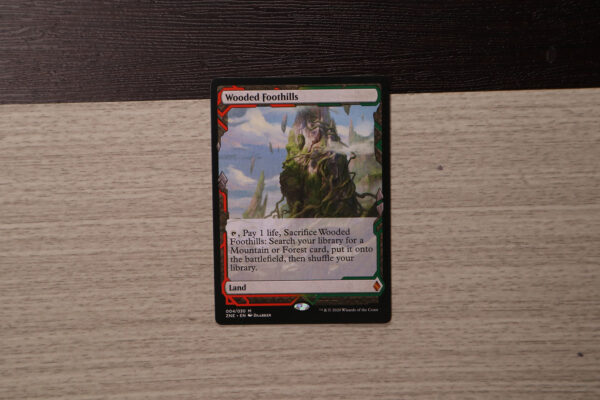 Wooded Foothills ZNE Zendikar Expedition hologram