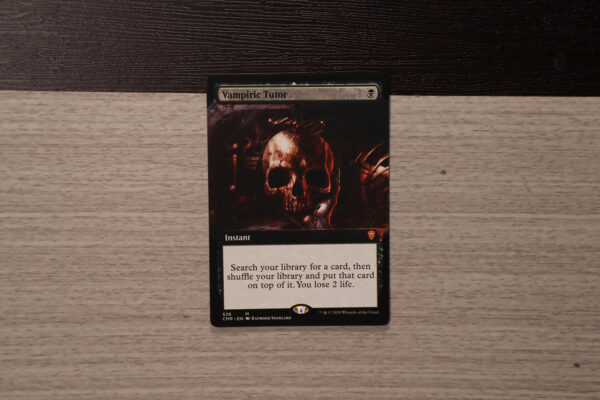 Vampiric Tutor extended art Commander Legends (CMR) hologram