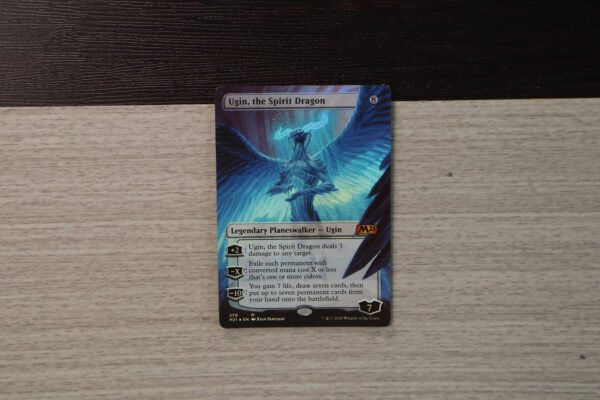 Ugin, the Spirit Dragon extended art core set 2021 M21 foil