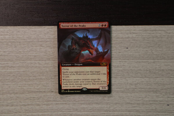 Terror of the Peaks extended art core set 2021 M21 foil