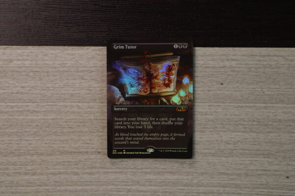 Grim Tutor extended art core set 2021 M21 foil