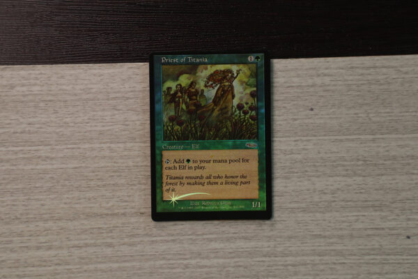 Priest of Titania Friday Night Magic 2003 F03 foil