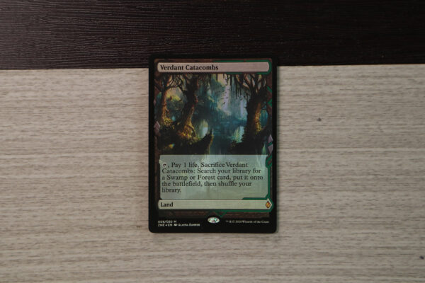 Verdant Catacombs ZNE Zendikar Expedition foil