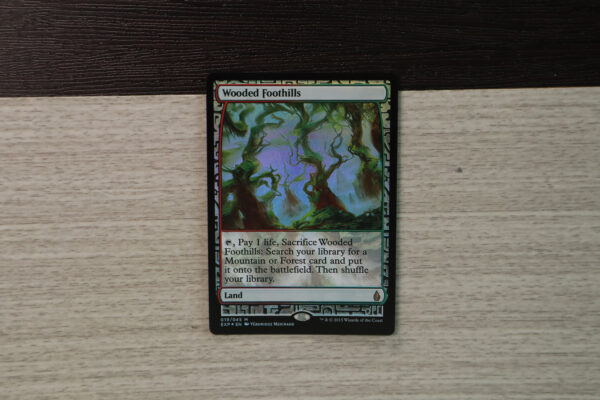 Wooded Foothills Zendikar Expeditions foil