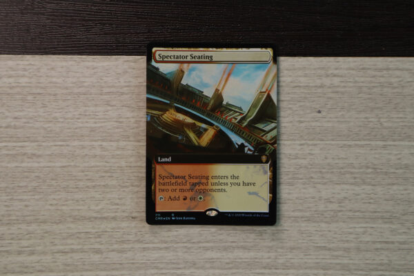 Spectator Seating extended art Commander Legends (CMR) foil