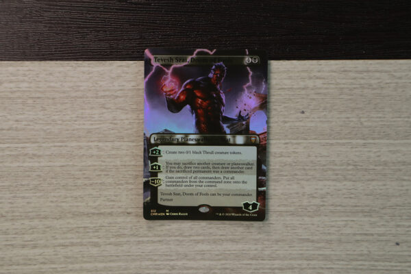 Tevesh Szat, Doom of Fools extended art Commander Legends (CMR) foil