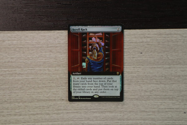 Scroll Rack extended art Commander Legends (CMR) foil