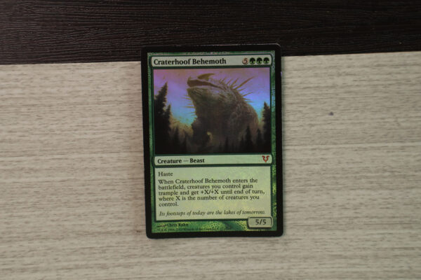 Craterhoof Behemoth Avacyn Restored foil