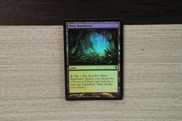 Misty Rainforest Zendikar foil