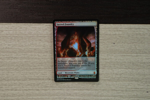 Sacred Foundry Zendikar Expeditions foil