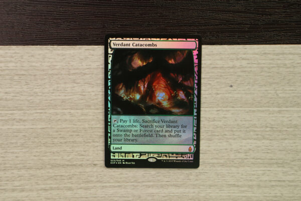 Verdant Catacombs Zendikar Expeditions foil