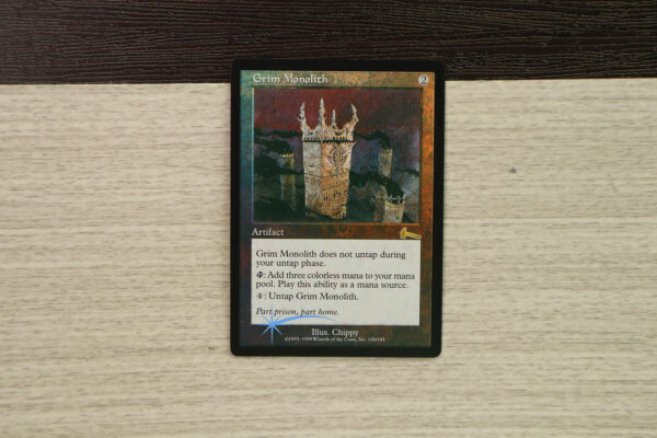 Grim Monolith urza's legacy foil